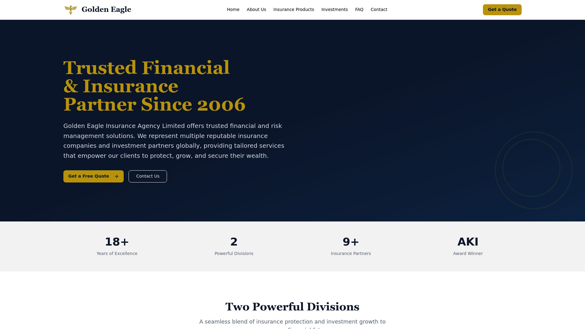 Golden Eagle Insurance Agency Limited