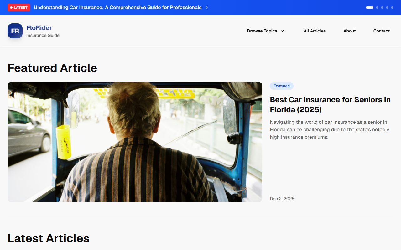 Florider Insurance Guide